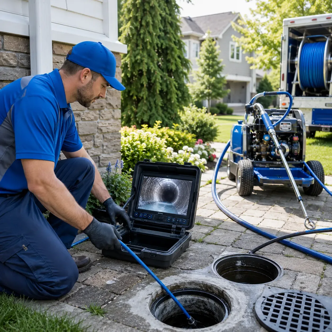 Outdoor drain cleaning professionals serving Frederick, MD